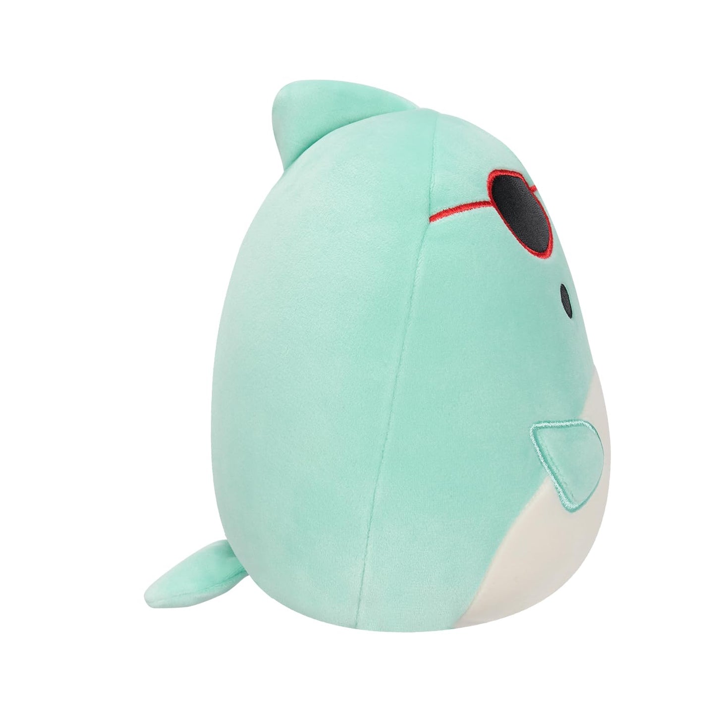 Squishmallows 7.5" Perry Teal Dolphin Plush Toy with Sunglasses and Surfboard