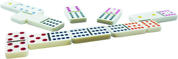TCG Toys Classic Games - Double 12 Dominoes Tin - Be The First to Win! Great for Boys and Girls Over Age 7