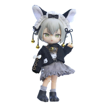 niannyyhouse OB11 Doll Clothes Cat Suit, 1/12 Scale, Action Figure Outfit