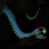 41.7in Giant 3D Printed Snake Realistic Large Toy Snake Figurine, Flexible Snake Model with Noctilucent Movable Teeth for 3D Printed Animals