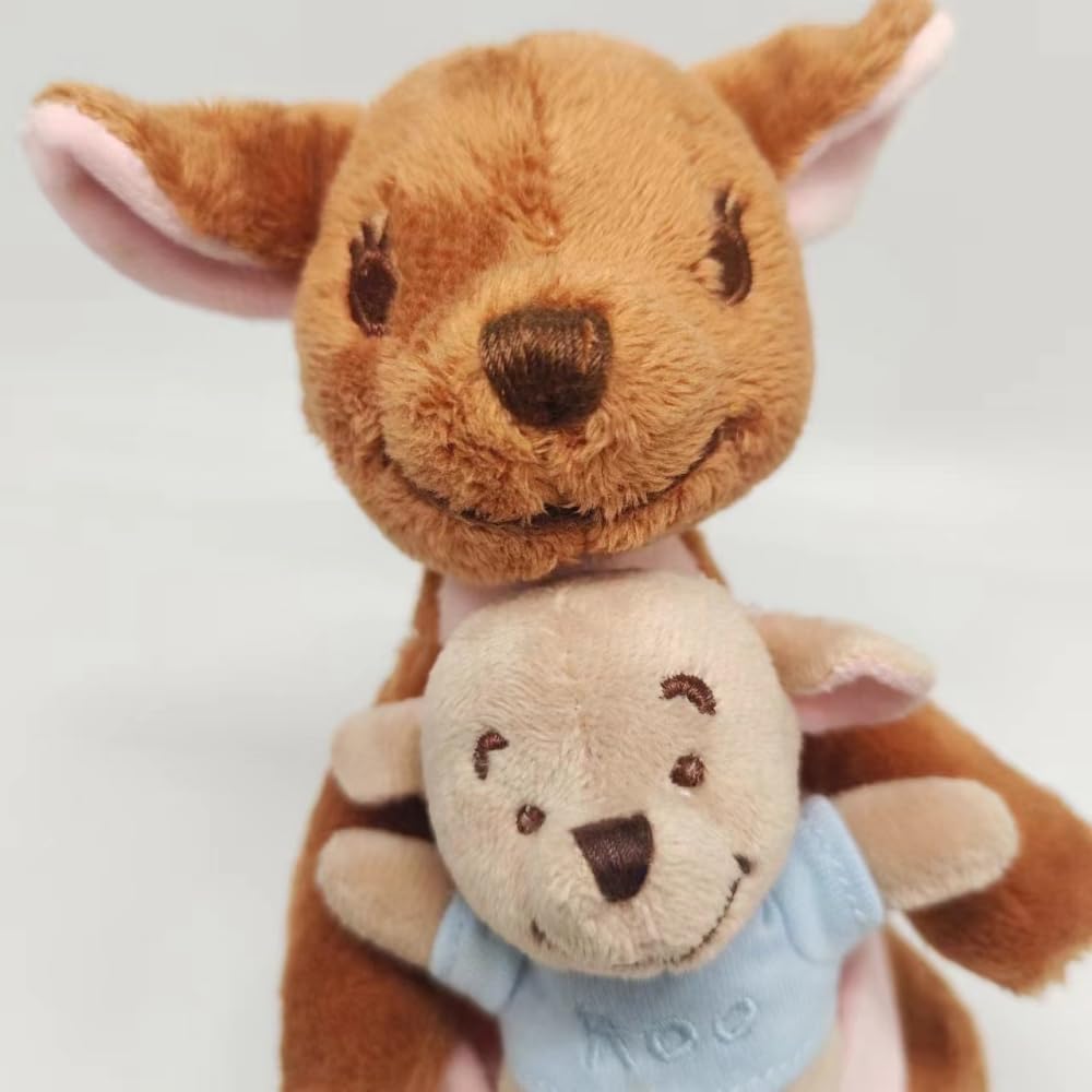 CXPDD Kanga and Roo Plush Kangaroo Stuffed Animal Doll Gift - 7 Inches, Brown