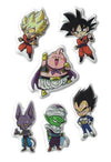 Dragon Ball Super: Goku, Vegeta, Majin Buu, Beerus, Piccolo Group Puffy Sticker, Multicolor