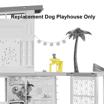 Replacement Part for Barbie Doll Dreamhouse Doll House Playset HMX10 - Replacement Yellow Dog Playhouse