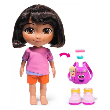 Dora, Dora doll sings and explores music, sound effects, bilingual sets, doll clothes and accessories, toys for girls and boys from 3 years