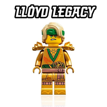 LEGO NINJAGO Legacy Minifigure - Lloyd (Golden Ninja) with Dual Swords