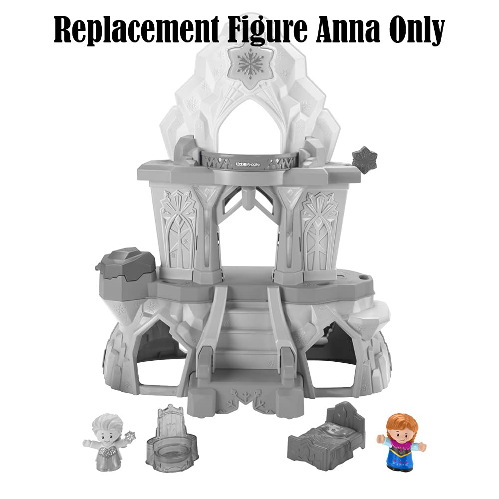 Fisher-Price Replacement Part Little People Elsa's Enchanted Lights Palace Frozen Castle GWD33 - Replacement Princess Anna Figure