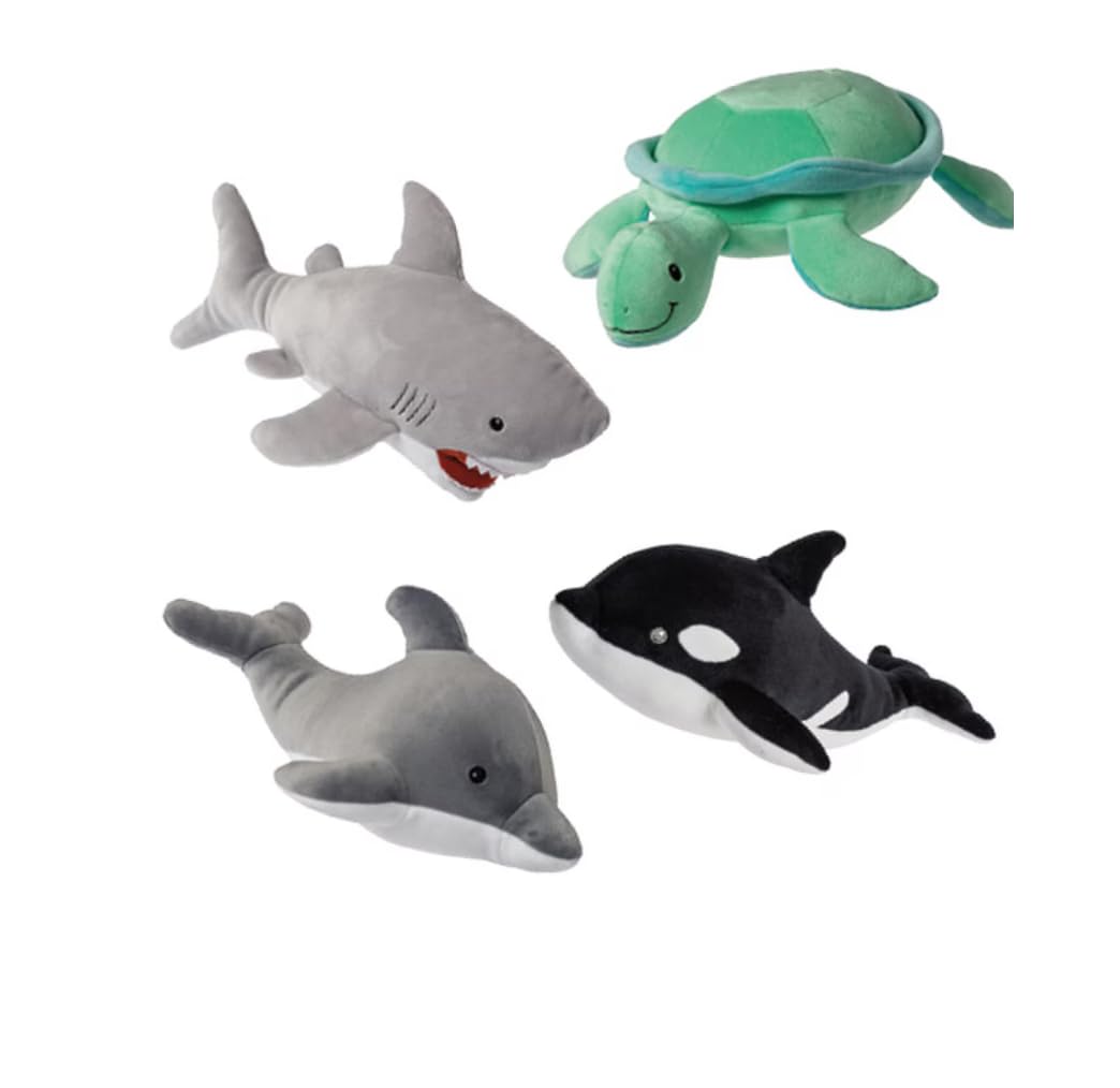 Mary Meyer Stuffed Animal Smootheez Pillow-Soft Toy, 8-Inches, Orca Whale