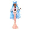 MERMAZE MERMAIDZ Color Change Shellnelle Mermaid Fashion Doll with Designer Outfit & Accessories, Stylish Hair & Sculpted Tail, Poseable, Multicolor