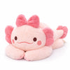 uoozii 20" | 4 Pounds Pink Axolotl Weighted Stuffed Animals with Unscented Microwave Heating Pad Inside, Cute Coolable Heatable Weighted Plush Warm