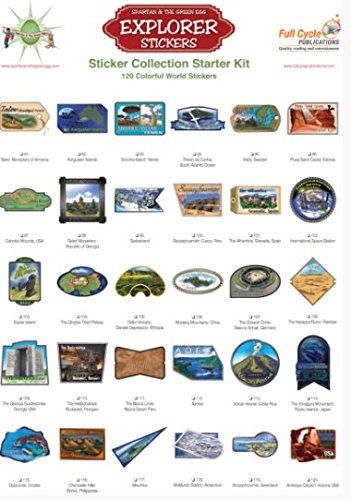 Spartan & the Green Egg Explorers Sticker Set with Tin - Set # 1