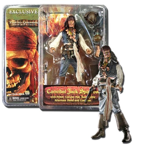 Pirates of the Caribbean: Dead Man's Chest Series 1 Comic-Con Exclusive Cannibal Jack Sparrow Action Figure