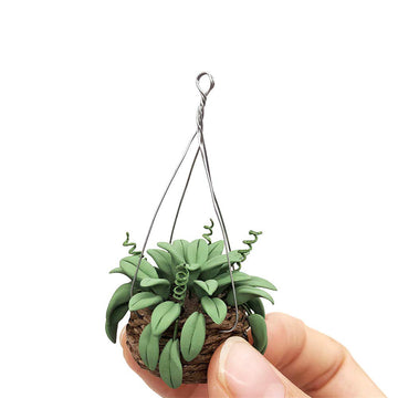 Dollhouse Decoration Plant Pots Miniature Green Potted Bonsai Models Decor,1?12 Miniature Plant