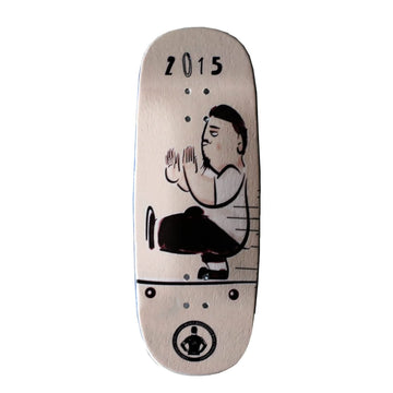 NOAHWOOD Complete Set Wooden (35X97mm Deck) Fingerboards Hand Made Short Nose Short Tail Deck(+Update 5G 34.5mm Ark i Trucks and Need DIY)(Logo PRO