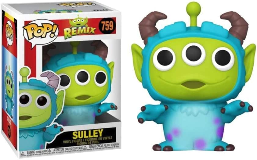 Funko Pop! Disney: Pixar Alien Remix - Sulley, Multicolor, 3.75 inches (48362)