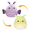 Squishmallows 5 inch Flip-A-Mallows Kellytoy Pluch (Rutabaga & Bibiana), SQFP00172