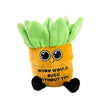 Punchkins Succulent Plushie - Work Would SUCC Without You Sassy Succulent Plush, Gift for Coworkers, Cute Plush Toy for Gifting