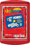 Barker Creek Learning Magnets Red Kidboard, Colorful and Durable Magnetic-Receptive Tray, Stackable for Easy Storage, 9" x 13" (2913)