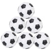 Foosball Balls, Durable Mini Black and White Table Soccer Balls Replacement 6 Pack for Home Office Family Party Recreation