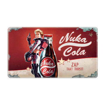 Ultra PRO - Fallout Holofoil Playmat - Nuka Cola Pinup - for Magic: The Gathering, Limited Edition Collectible Trading Tabletop Gaming Essentials