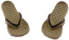 Handley House Dollhouse Miniature Tan & Brown Flip Flops