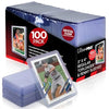 Ultra PRO 3" x 4" Clear Regular Toploaders for Cards with Card Sleeves Bundle Standard Size 100ct Trading Baseball Toploader Card Sleeve Protectors