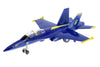 Playmaker Toys ?? United States Navy Blue Angels F/A-18 Super Hornet Fighter Jet 9 Inch Die Cast Metal Model Toy with Pullback Action