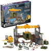MEGA Halo Infinite Toys Building Set for Kids, Floodgate Firefight with 634 Pieces, 4 Poseable Micro Action Figures and Accessories, Gift Ideas