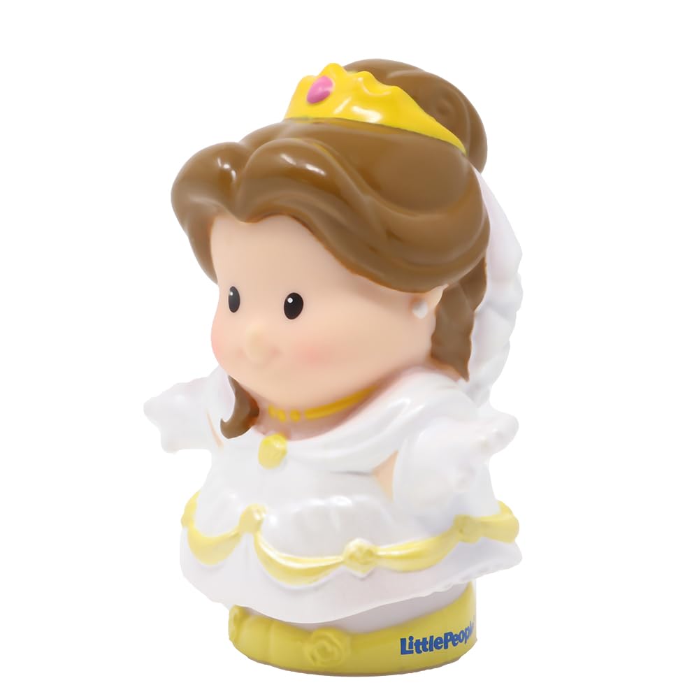 Fisher-Price Replacement Part for Collectible Little People Princess Castle Dollhouse Playset Y1578 - Replacement Bride Princess Belle Figure in