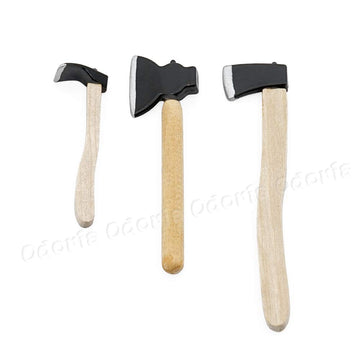 Odoria 1/12 Miniature Axe 3Pcs Dollhouse Decoration Accessories