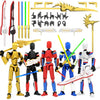 Falandi 5-Pack Titan 13 Action Figure, 3D Printed Multi-Colored T Dummy 13