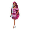 Barbie Fun & Fancy Doll & Accessories Set, Fashion Doll with Extra-Long Color-Streaked Blonde Hair, Clothes & Styling Pieces
