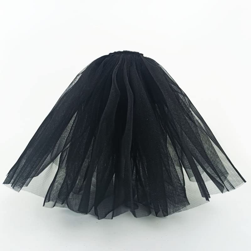 2pcs/lot Fashion Petticoat for 11.5" 1/6 Doll Slip Wedding Dress Underskirt Clothes Outfits 1/6 BJD Dollhouse Accessories (2pcs Black Slip)