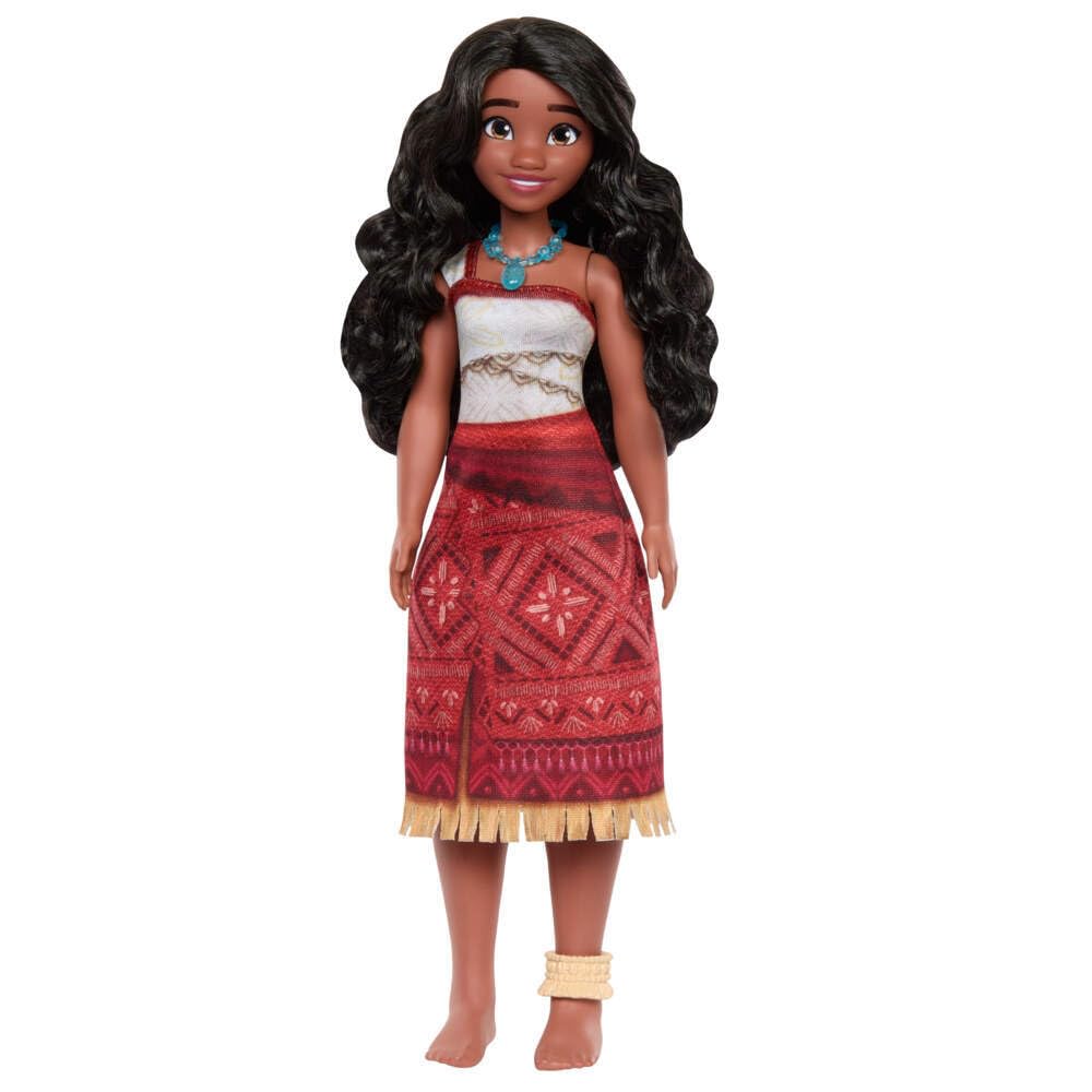 Mattel Disney Moana 2 Doll with 2 Accessories, Removable Outfit with Necklace and Anklet, Moana 2 Inspired JBT56
