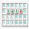Eccentfit Mahjong Practice Board 3D Printed Solo Trainer with RLO Charleston Guide & 24 Slots - Training Aid for Learning 2026 New Card Patterns