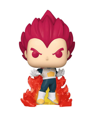 Epic Collectibles Pop Anime: Dragonball Broly - SSG Vegeta (Super Saiyan God) Vinyl Figure Bundled with Box Protector Compatible for Funko