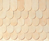 Perfect Stix Dollhouse mini Fish Scale Wooden Shingles. Pack of 100 Count