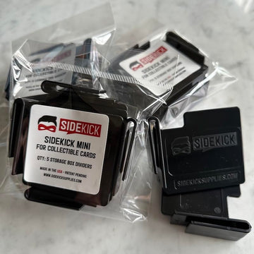 SIDEKICK Mini Card Box Divider (5-Pack) Trading/Gaming/Baseball Card Storage Box Divider Protect What You Collect - Proudly Made in the USA