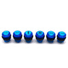 Arcity 6 Pcs/Lot 28mm Arcade LED Push Buttons Illuminated Player 1P 2P Coin Start Select Lit Blue with Microswitch for Arcade Machine Games Console