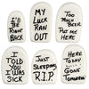 Dollhouse Miniature Tombstones