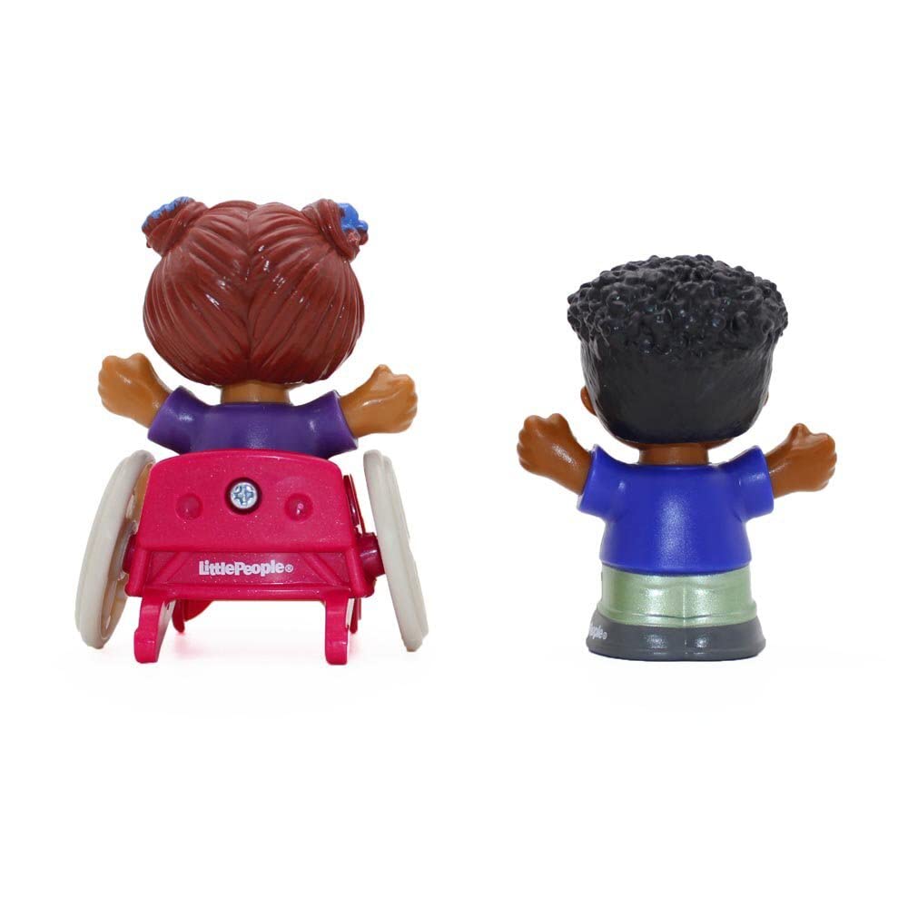 Little People Girl in Wheel Chair and Boy Play Set