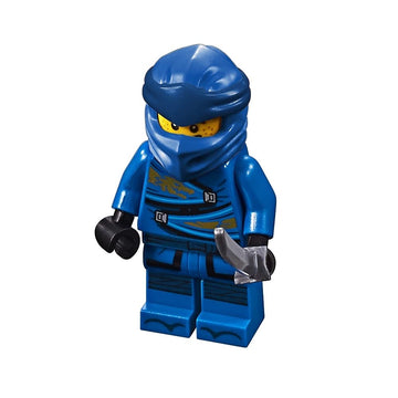 LEGO NINJAGO Minifigure - Jay (Legacy) with Sword and Display Stand 70670