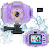 Agoigo Kids Waterproof Camera - Children Underwater HD Video Digital Camcorder, Portable Travel Toy for Toddler - Ideal Christmas Birthday Gifts for
