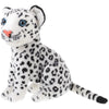 TUKVESZE White Cheetah Stuffed Animals 8 inch, Cute & Lifelike Cheetah Stuffed Animals Leopard Plush Toy, Gifts for Boys Girls (8 INCH)