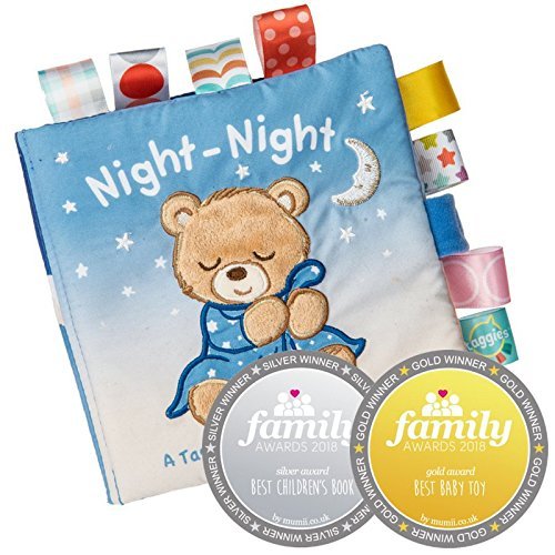 Taggies Starry Night Teddy Soft Book , 6x6 Inch (Pack of 1)