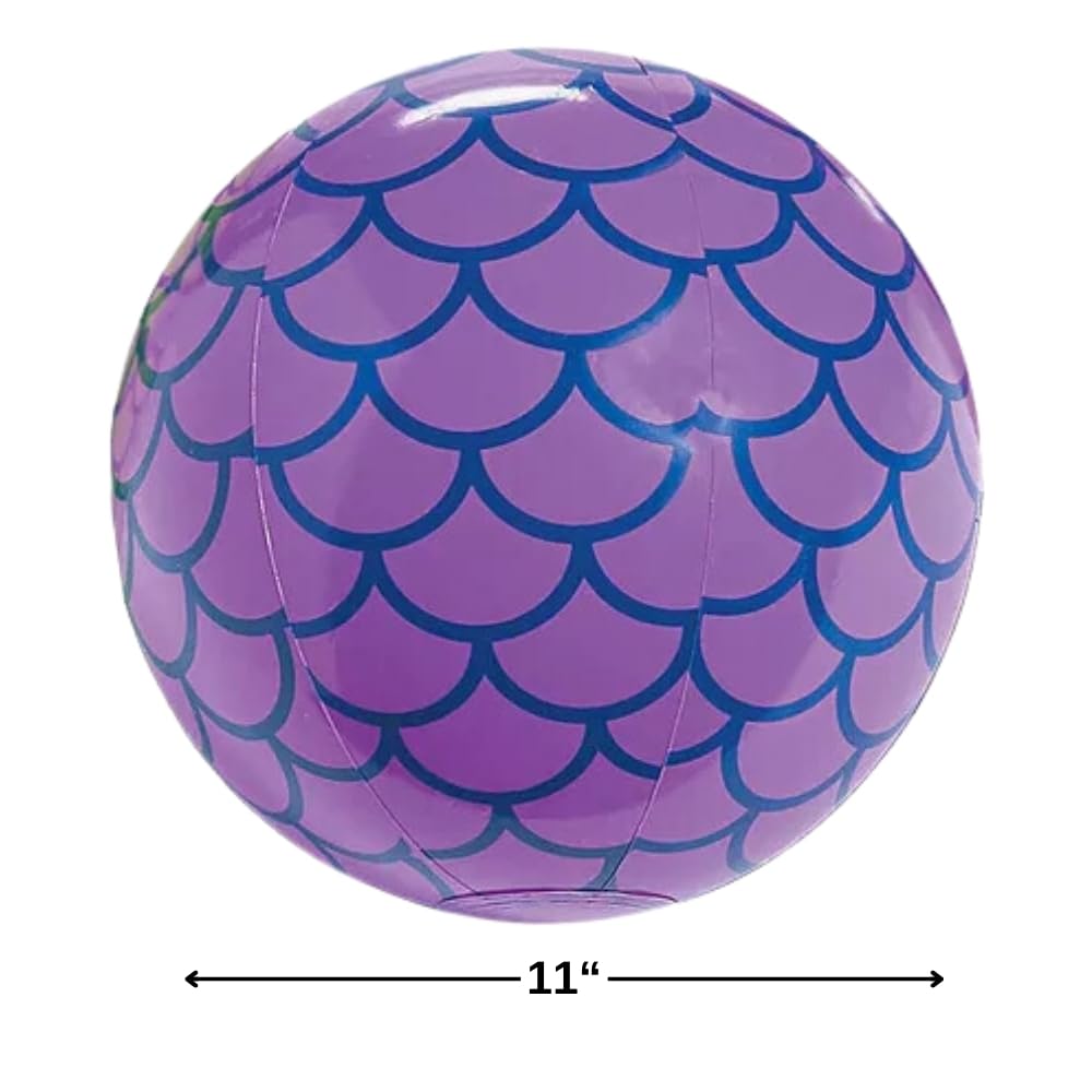Fun Express Mermaid Beach Balls 12 Pack
