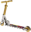 Qintreesify Gold Mini Finger Scooter Two Wheel Educational Toys Finger Bike Plastic Fingerboard Skateboard Simulation Toy (Style A)