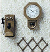 Dollhouse Miniature Wall Accessories Kit