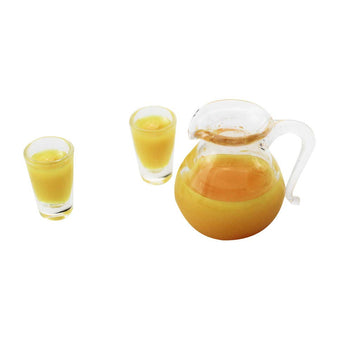 SXFSE Dollhouse Decoration Accessories, 1:12/1:6 Dollhouse Miniature Scene Mode Juice Set Pretend Play Toy