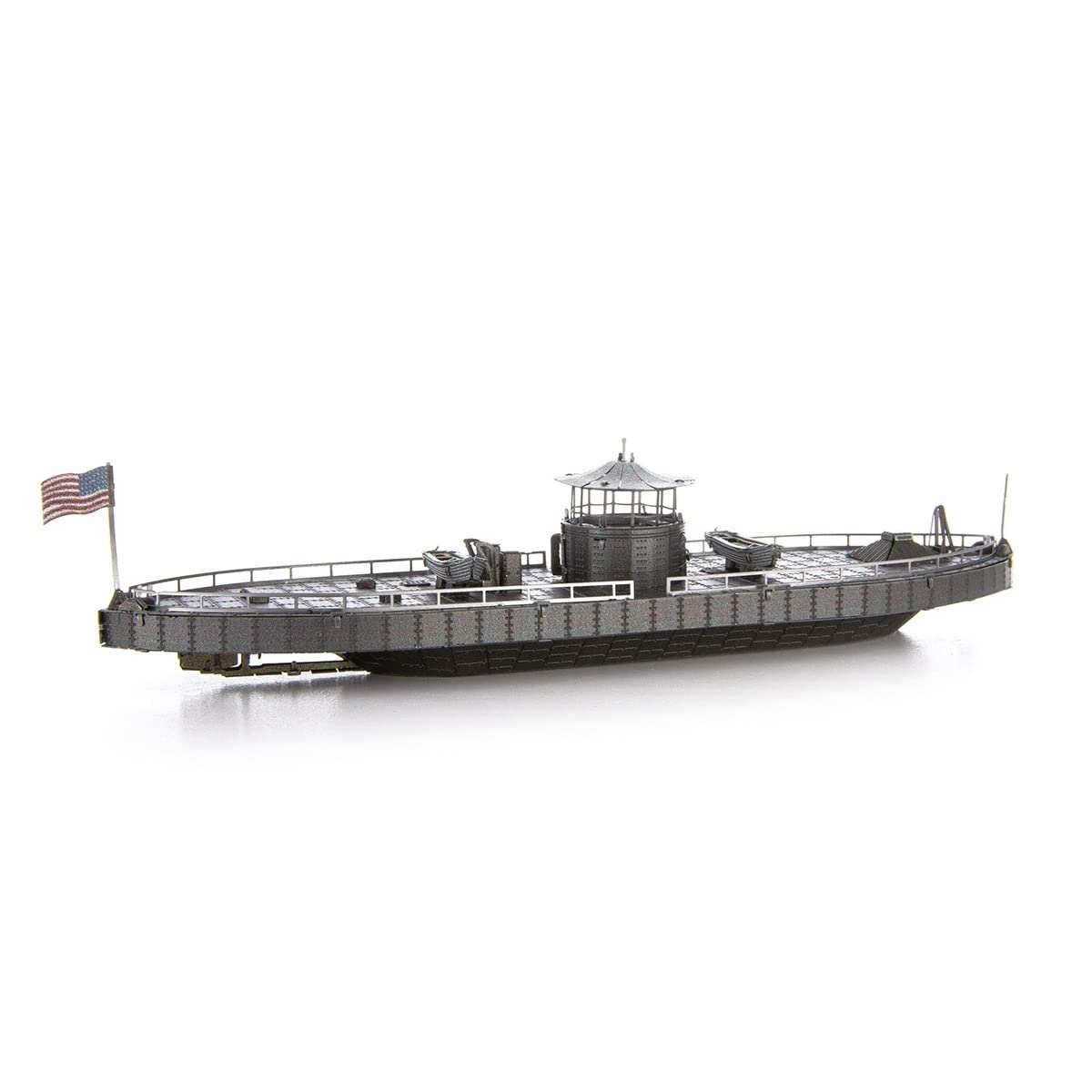 Metal Earth Fascinations Premium Series Monitor & Merrimack 3D Metal Model Kit