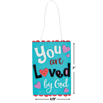 You are Loved By God Sign Craft Kit - Crafts for Kids and Fun Home Activities VBS 2026